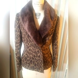 Animal print Jacket/ Blazer